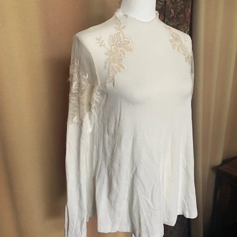 Free People Daniella Lace Top